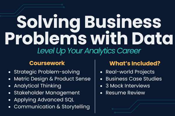 Solving Business Problems with Data